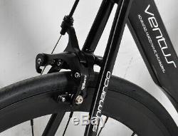 52cm AERO Carbon Frame Road Bike 700C Wheel Clincher Fork seatpost V brake 172.5