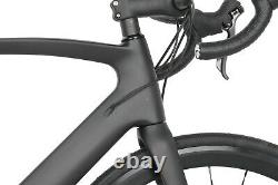 52cm Road Bike Disc brake carbon frame aero alloy wheels 700C race full bicycle