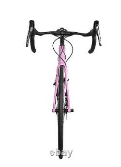 54cm Road Bike Carbon Disc Brake 700C Race Frame Alloy Wheels Clincher Pink