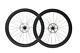 55mm 700c Disc Brake Carbon Wheels Rotors Tubeless Clincher Road Bicycle Rim