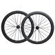 55mm Carbon Cyclocross Gravel Bike Wheel 700c Road Center Lock Hub Disc Brakes