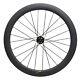55mm Clincher Carbon Front Wheel 700c Road Bike Disc Brake Rim Matt Tubeless