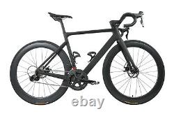 56cm 700C AERO Bike Road Disc Brake Full carbon wheels Bicycle Vehicle 700X28C