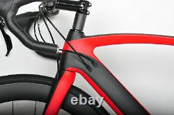 56cm 700C AERO Bike Road Disc Brake Full carbon wheels Bicycle Vehicle 700X28C