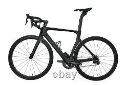 58cm 700C AERO Bike Road V Brake Full carbon wheels Bicycle Vehicle 700X23C UD