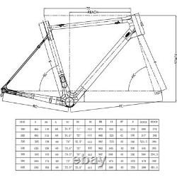 58cm Carbon Road Bike Disc Brake 700C Race Full Bicycle Frame Wheel Clincher 11s