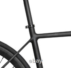58cm Carbon bicycle Disc brake Complete road bike Race Frame Wheel Alloy 700C