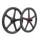 5 Spokes Carbon Wheelset 20in 406 451 V Caliper Brake Clincher For Folding Bike