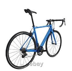 60cm Carbon Road Bicycle V brake Alloy Wheels 700C Frame Blue Full Bike 11s