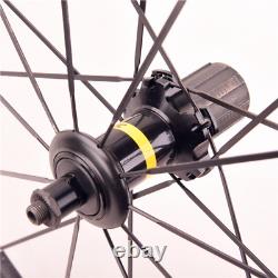 60mm + 88mm Depth Carbon Fiber Road Bike Wheels 700C Racing Bicycle Wheelset