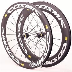 60mm + 88mm Depth Carbon Fiber Road Bike Wheels 700C Racing Bicycle Wheelset