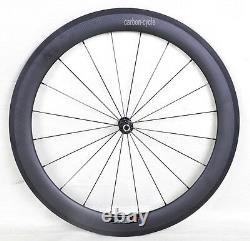 60mm 88mm Sapim Road bike wheels carbon wheelset Clincher 700C 3k matt rim brake