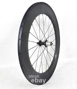 60mm 88mm Sapim Road bike wheels carbon wheelset Clincher 700C 3k matt rim brake