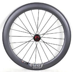 60mm Carbon Wheel Rear Clincher Road Bicycle 700C 3k Matt Basalt Rim Chosen 11s