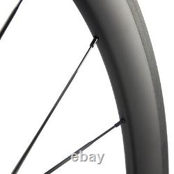 60mm Carbon Wheels Road Bicycle Tubeless 25mm U shape 700C Carbon Wheelset