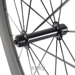 60mm Carbon Wheels Road Bicycle Tubeless 25mm U shape 700C Carbon Wheelset