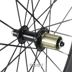 60mm Carbon Wheels Road Bicycle Tubeless 25mm U shape 700C Carbon Wheelset