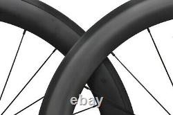 60mm Carbon Wheels Road Bike Sapim Clincher 700C UD Matt Rim brake Chosen 11s