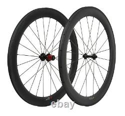 60mm Carbon Wheels Road Bike Sapim Clincher 700C UD Matt Rim brake Chosen 11s