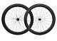 60mm Carbon Wheelset Clincher Road Bicycle Wheels Race 700c Ud Matt Basalt Rims
