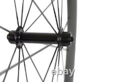60mm Depth Carbon Wheels Clincher Road Bike Carbon Wheelset Basalt Brake Line
