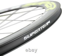 60mm Full Carbon Fiber Wheels Road Bike Clincher Bicycle Cycling Wheelset 700C
