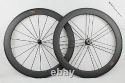 60mm R36 Clincher carbon bicycle road bike wheels cycling wheelset 18 21 holes