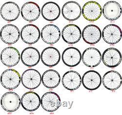 60mm Road Bike Wheelset Road Bike Race Cycle Carbon Wheels 25mm U Shape Clincher