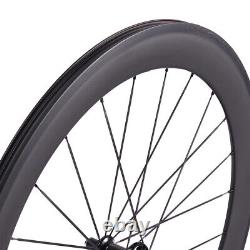 60mm Tubuless Ready SAT Carbon Wheels Powerway R36 Hub Road Bike Carbon Wheels