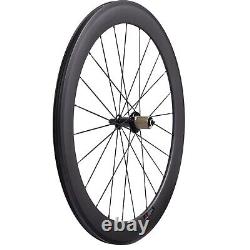 60mm Tubuless Ready SAT Carbon Wheels Powerway R36 Hub Road Bike Carbon Wheels