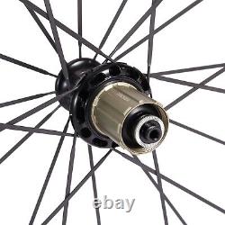 60mm Tubuless Ready SAT Carbon Wheels Powerway R36 Hub Road Bike Carbon Wheels