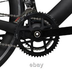 61cm Aero Carbon Bicycle Frame Road Bike 700C Wheels Clincher V brake 11s