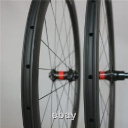 700C 12 Speed Full Carbon Fiber Road Bike Wheelset Disc Brake Bicycle Wheels