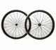 700c 23mm Width Alloy Brake Surface Carbon Wheels 50mm Depth Road Bike Wheelset