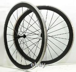 700C 23mm width alloy brake surface carbon wheels 50mm depth road bike wheelset