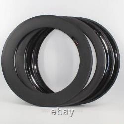 700C 38 50 60 88mm Clincher Rim Road Bike Matt Carbon Fibre Bicycle Wheels