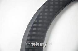 700C 38 50 60 88mm Clincher Rim Road Bike Matt Carbon Fibre Bicycle Wheels