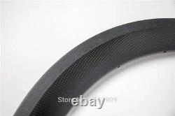 700C 38 50 60 88mm Clincher Rim Road Bike Matt Carbon Fibre Bicycle Wheels