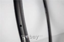 700C 38 50 60 88mm Clincher Rim Road Bike Matt Carbon Fibre Bicycle Wheels