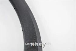 700C 38 50 60 88mm Clincher Rim Road Bike Matt Carbon Fibre Bicycle Wheels