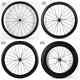 700c 38/50/60/88mm Depth Road Bike Clincher Carbon Wheelset With Powerway Hub