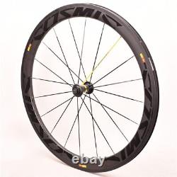 700C 38/50/60mm 3K Carbon Hub Wheels Road Bicycle Rim Brake Disc Brake Wheelset