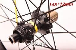 700C 38/50/60mm 3K Carbon Hub Wheels Road Bicycle Rim Brake Disc Brake Wheelset