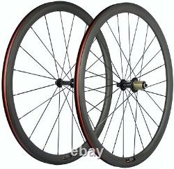 700C 38mm Carbon Wheels 23mm Width Road Bike Clincher Bicycle Carbon Wheelset