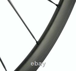 700C 38mm Carbon Wheels 23mm Width Road Bike Clincher Bicycle Carbon Wheelset