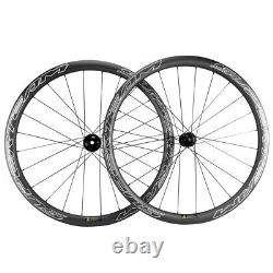 700C 38mm Gravel Bike Carbon Wheels 31mm Tubeless Road Bike Disc Brake Wheelset