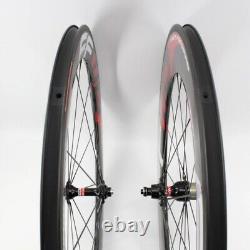 700C 3K Full Carbon Road Bike Wheelset 60/88mm Tubular Clincher Tubeless Rims