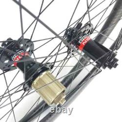 700C 40mm Clincher Tubeless Road Bike Disc Bike Carbon Wheels 28mm Width Wheels