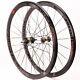 700c 40mm Fixed Gear Wheelset Track Road Bicycle Carbon Hub Alloy Rim Wheels 24h