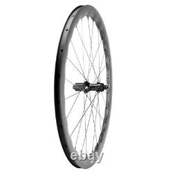 700C 4540 45mm Road Bike Disc Brake Wheelset 25mm U Shape Clincher Carbon Wheels